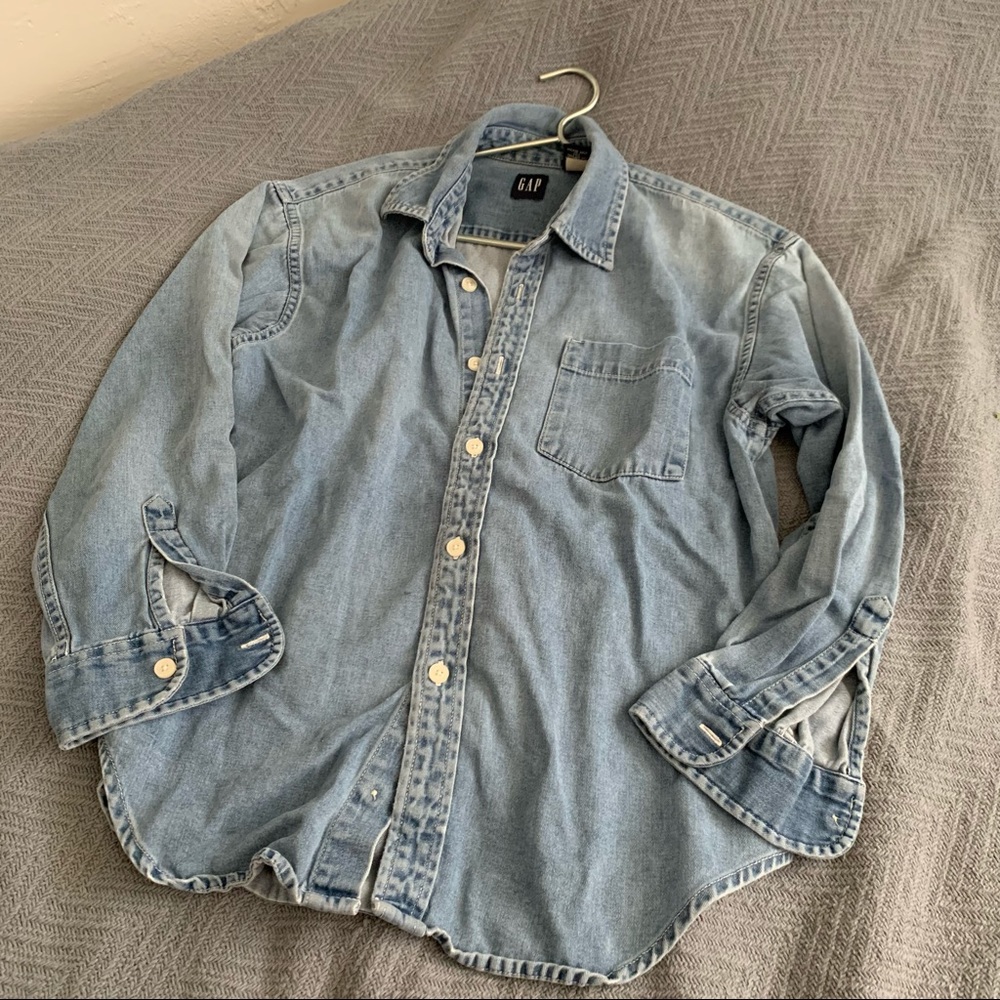 Gap denim button down.